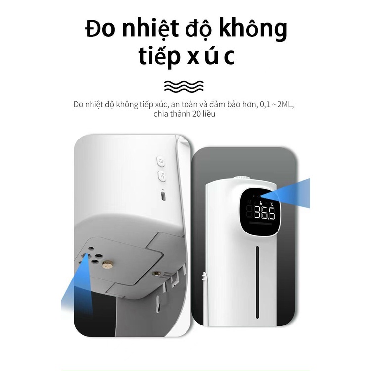 Máy đo thân nhiệt kèm rửa tay sát khuẩn K9 Pro Plus và K9 Max