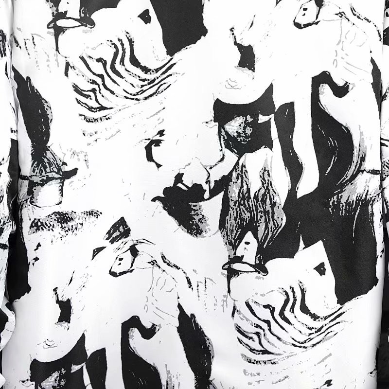 Áo Sơ Mi Nam Dài Tay Họa Tiết Độc Đáo Thời Trang