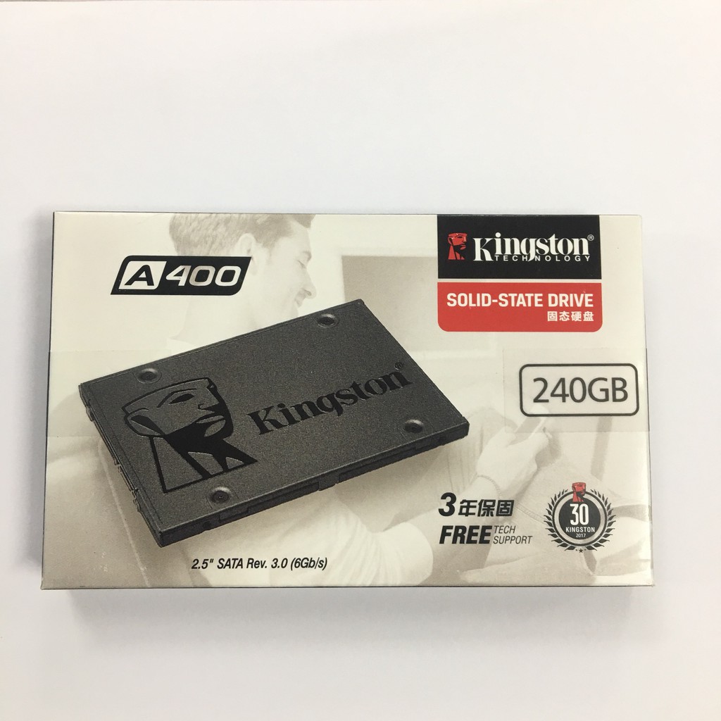 Ổ CỨNG SSD KINGSTON A400 240GB SATA 3 (SA400S37/240G)-BẢO HÀNH 36 THÁNG