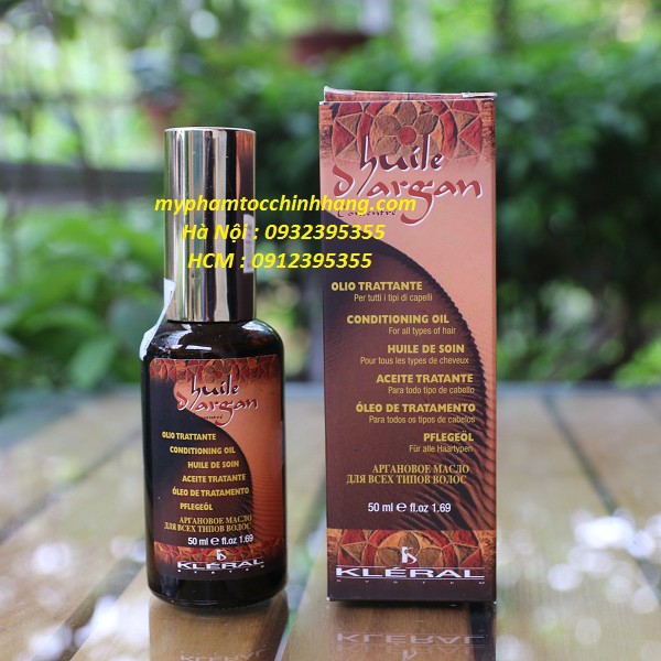 (SALE GIÁ GỐC) DẦU DƯỠNG TÓC KLERAL HUILE D’ARGAN CONDITIONING OIL