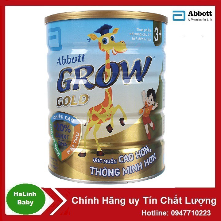 Sữa bột Abbott Grow Gold 3+ (900g)