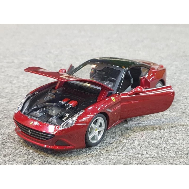 Xe Mô Hình Ferrari California T Closed Top 1:24 Bburago (Đỏ)