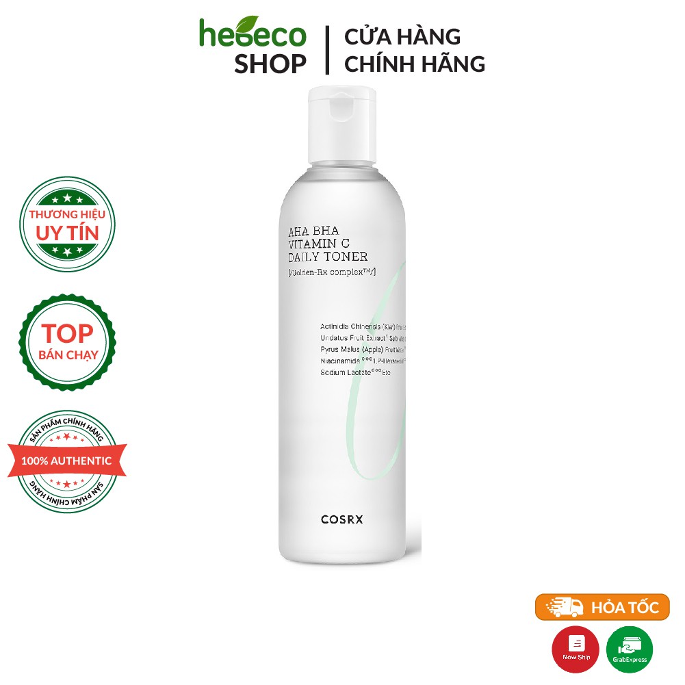 Nước Cân Bằng Da Cosrx AHA BHA Vitamin C Daily Toner 280ml - Hàn Quốc Chính Hãng