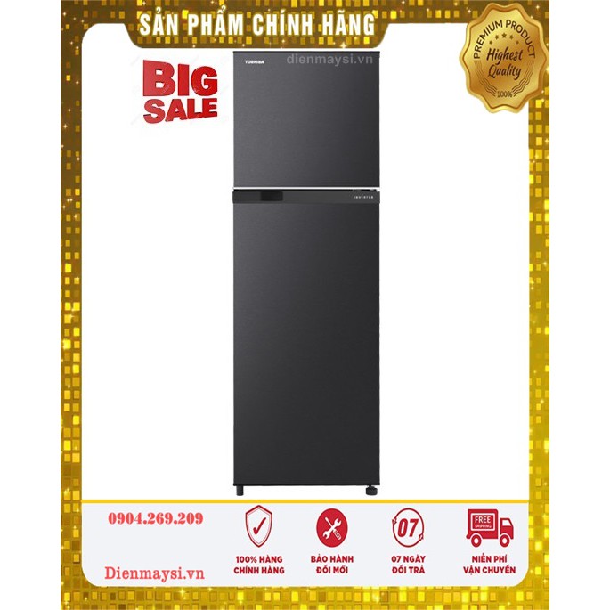 Tủ lạnh Toshiba Inverter 253 lít GR-B31VU SK (2019)(Miễn phí giao tại HCM-ngoài tỉnh liên hệ shop)