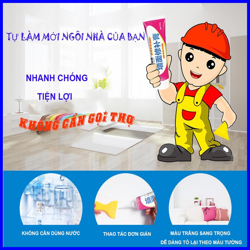 Keo vá tường thông minh chống thấm đa năng