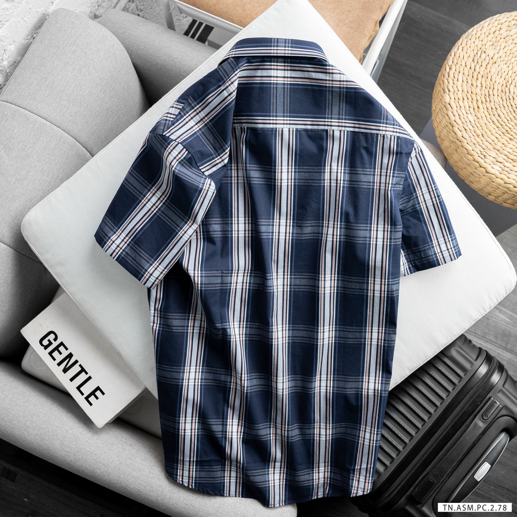 Áo Sơ mi Nam tay ngắn Pierre Cardin (Form Slim,Hàng VNXK,chất vải cotton dệt,thấm hút mồ hôi,thoáng mát) | BigBuy360 - bigbuy360.vn