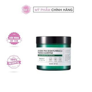 Bông tẩy da chết Some by mi AHA-BHA-PHA 30 Days Miracle Truecica Clear Pad