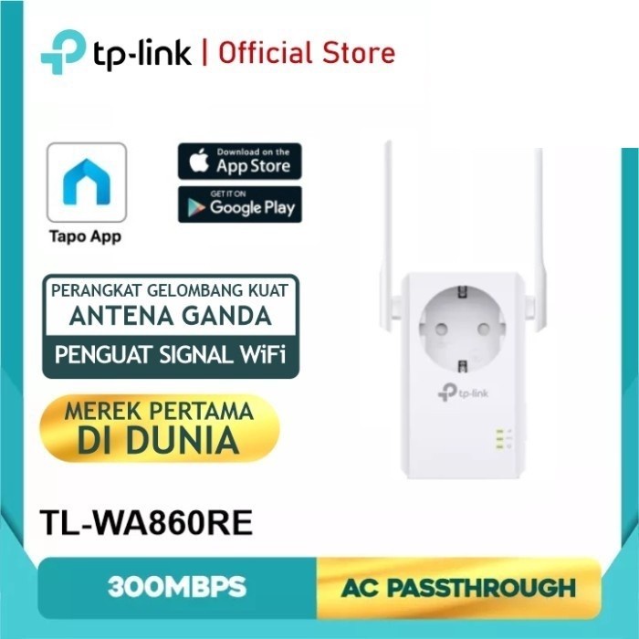 Bộ Mở Rộng Phạm Vi WiFi Tp-link TL-WA860RE - 300Mbps