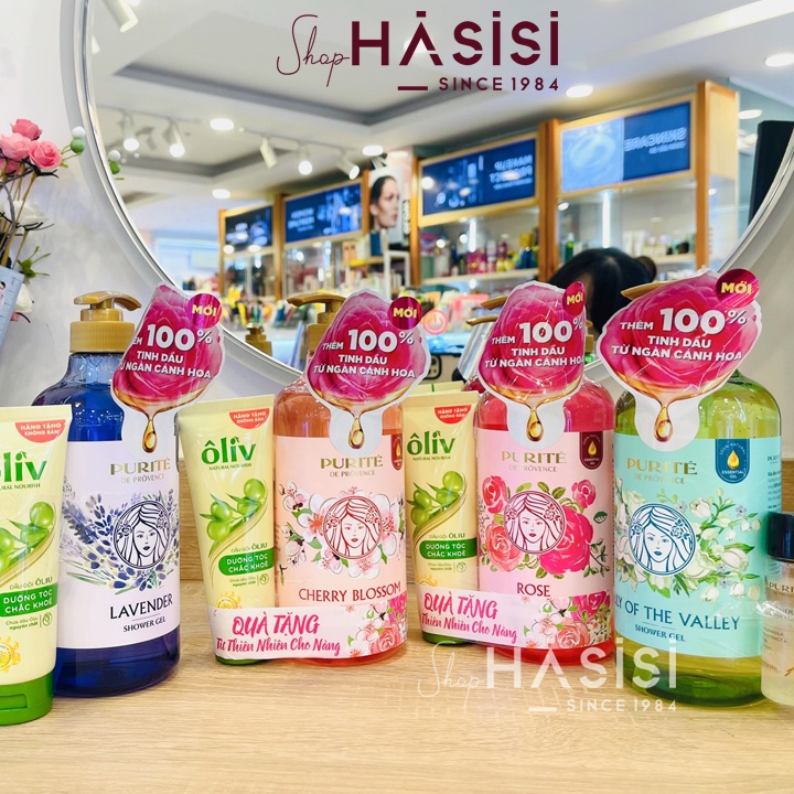 SỮA TẮM PURITÉ DE PRÔVENCE SHOWER GEL KÈM KHUYẾN MÃI 850ml (KM tùy theo chương trình của cty)