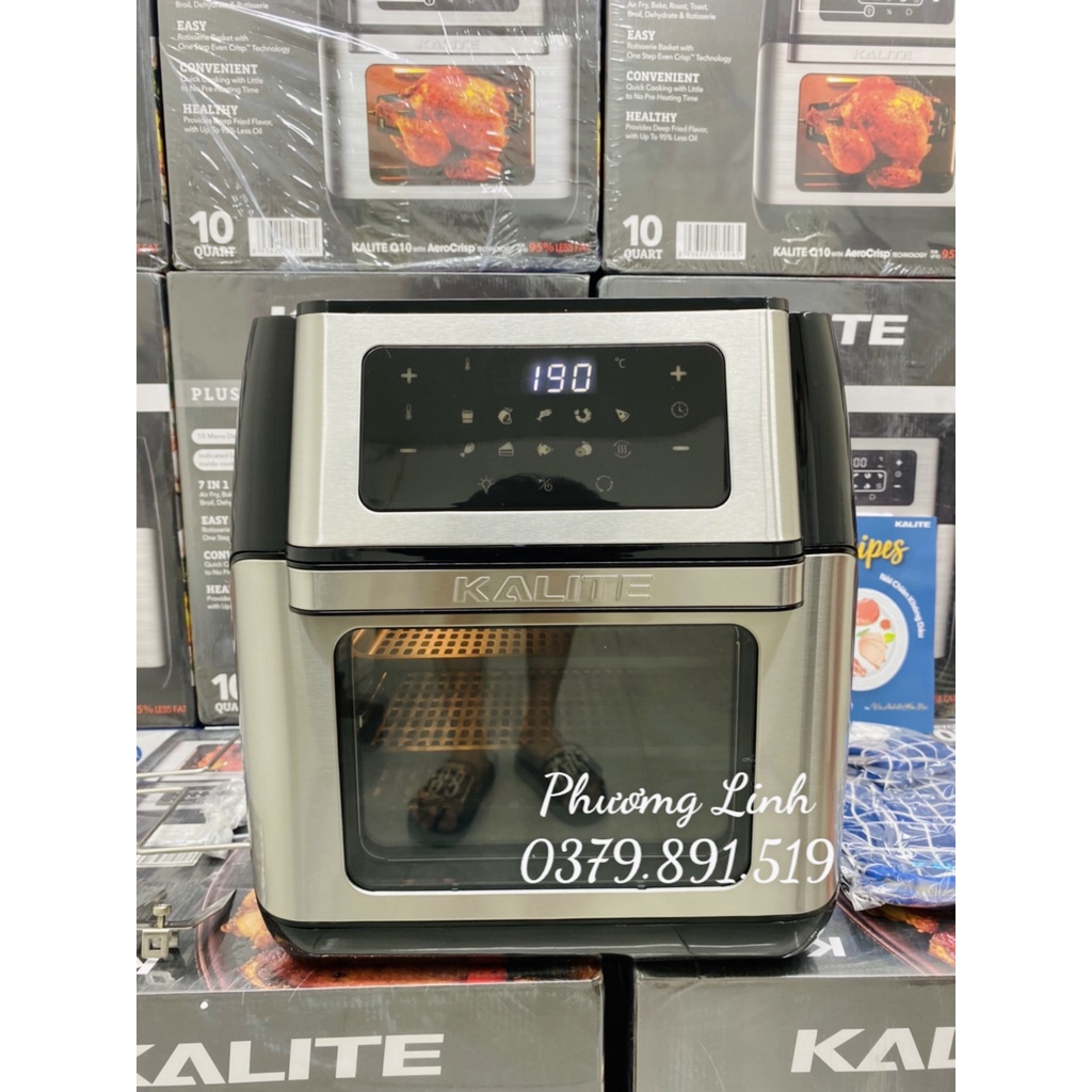 Nồi chiên không dầu KALITE Q10 - Hàng chính hãng - Bảo hành 24 tháng