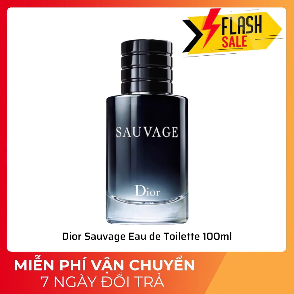 Nước hoa nam chính hãng Dior Sauvage Eau de Toilette 100ml lưu hương cực lâu