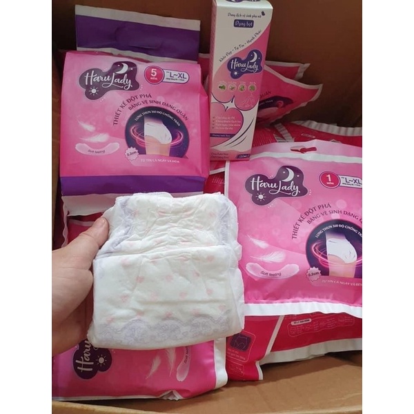 (Tặng 1 quần) Băng Vệ Sinh Quần Haru Lady 5 quần