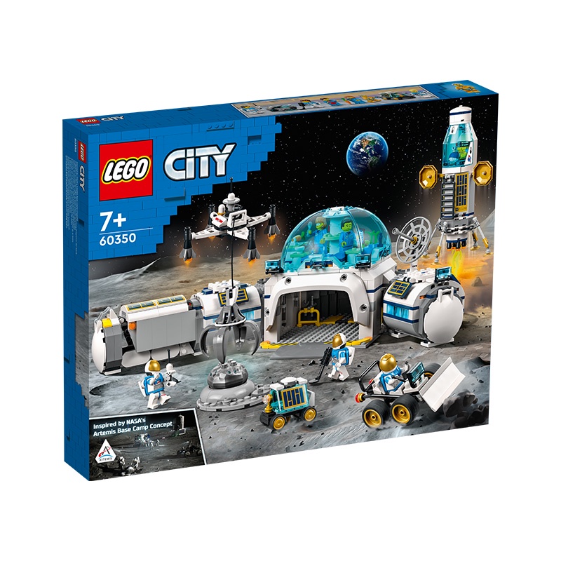 Đồ Chơi LEGO CITY Trụ Sở Nghiên Cứu NASA Mặt Trăng 60350 (786 chi tiết)