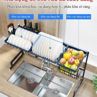 KỆ CHÉN (BÁT) ĐA NĂNG INOX 85cm và 95cm
