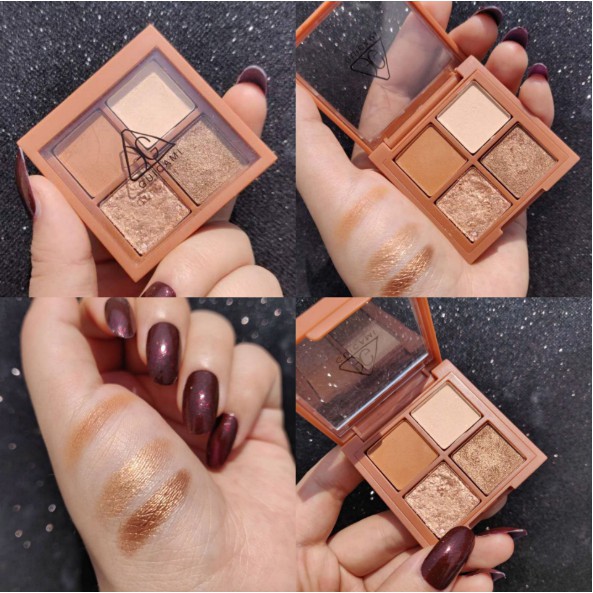 Bảng Phấn Mắt Siêu Nhũ Guicami Bản Dupe Của 3Ce Thiết Kế Hình Vuông Đẹp Mắt