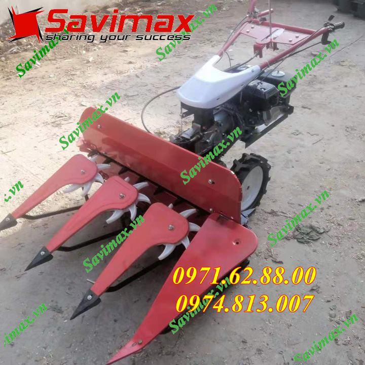 Máy cắt cỏ voi đẩy tay SV7HP để nổ, máy gặt lúa xếp dãy