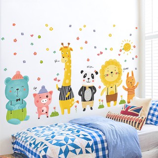 Decal dán tường Các con thú ngộ nghĩnh