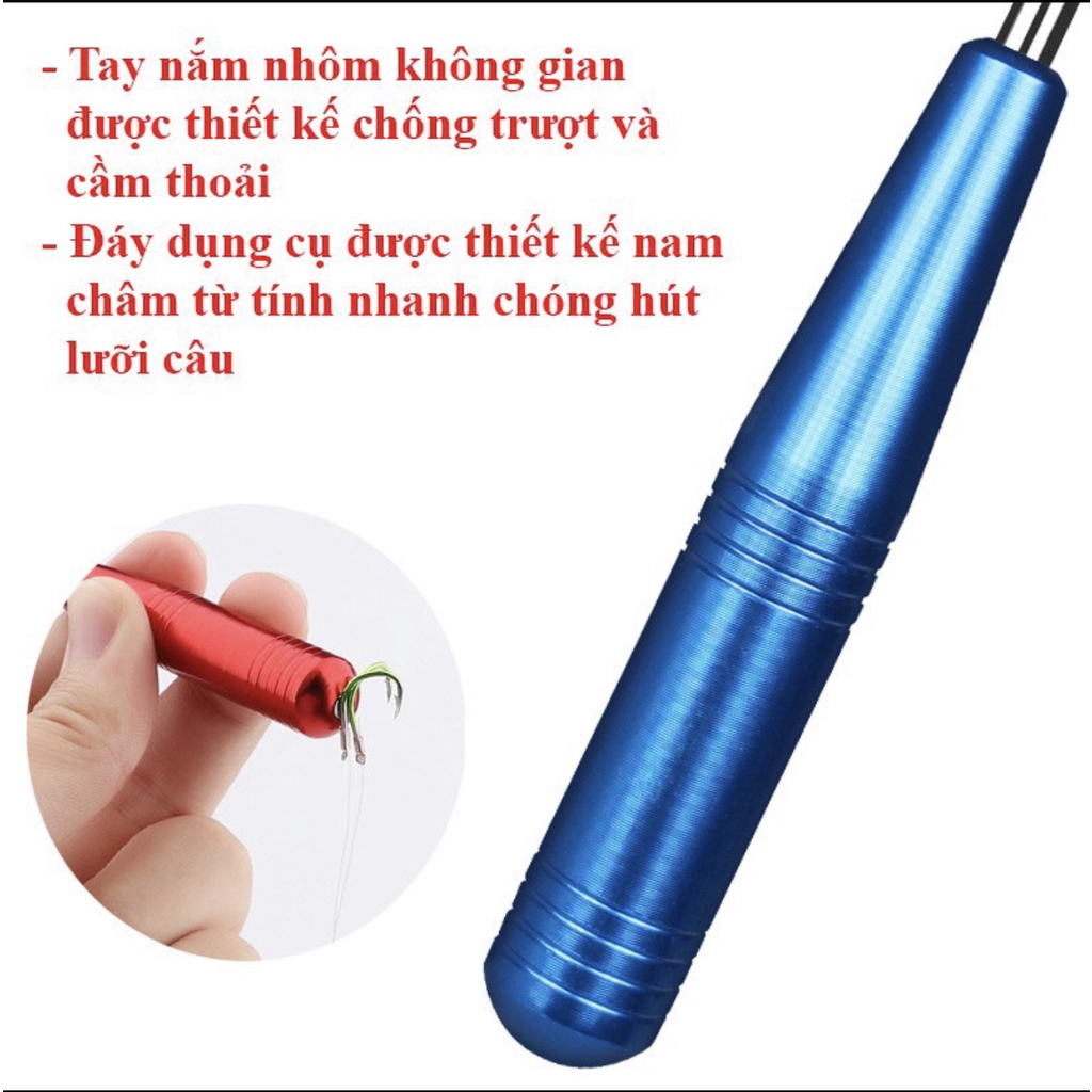 Dụng cụ gỡ lưỡi câu bằng kim loại, nhỏ gọn, chắc chắn,phụ kiện câu cá cao cấp GL-1