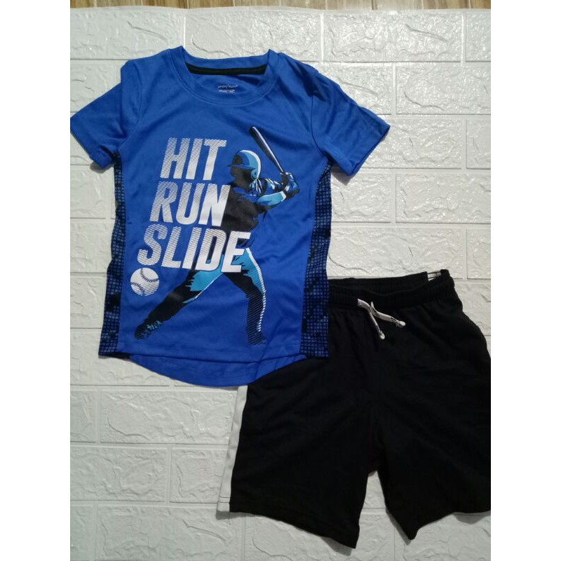 Set bộ thể thao bé trai hãng jumping bean