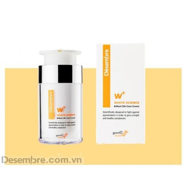 hmm Kem Trắng Sáng & Trị Nám 24h Désembre White Science Brilliant 24h Care Cream 50g