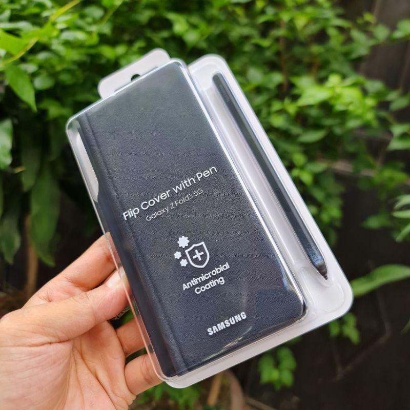 Bao da Samsung Galaxy Z Fold 3 Flip Cover kèm bút S Pen Hàng chính hãng