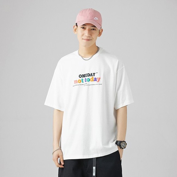 Áo thun Oneday unisex Basic Tee phông trơn nam nữ tay lỡ form rộng oversize phong cách Hàn Quốc. | BigBuy360 - bigbuy360.vn