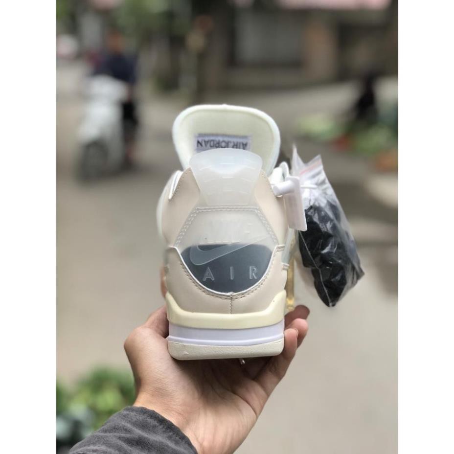 📢[ẢNH 100% SHOP TỰ CHỤP+FULL BOX+TEM TAG]📢 Giày Thể Thao, Giày Sneaker Jordan 4 OFF WHITE | BigBuy360 - bigbuy360.vn