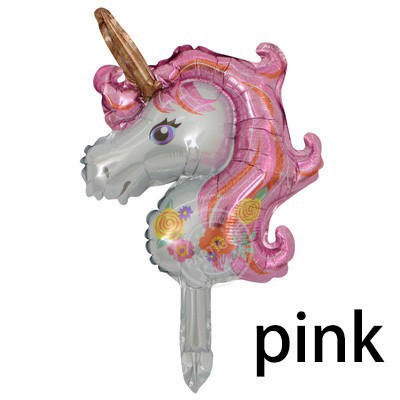 Bộ 20 bong bóng nhôm hình kỳ lân một sừng dễ thương