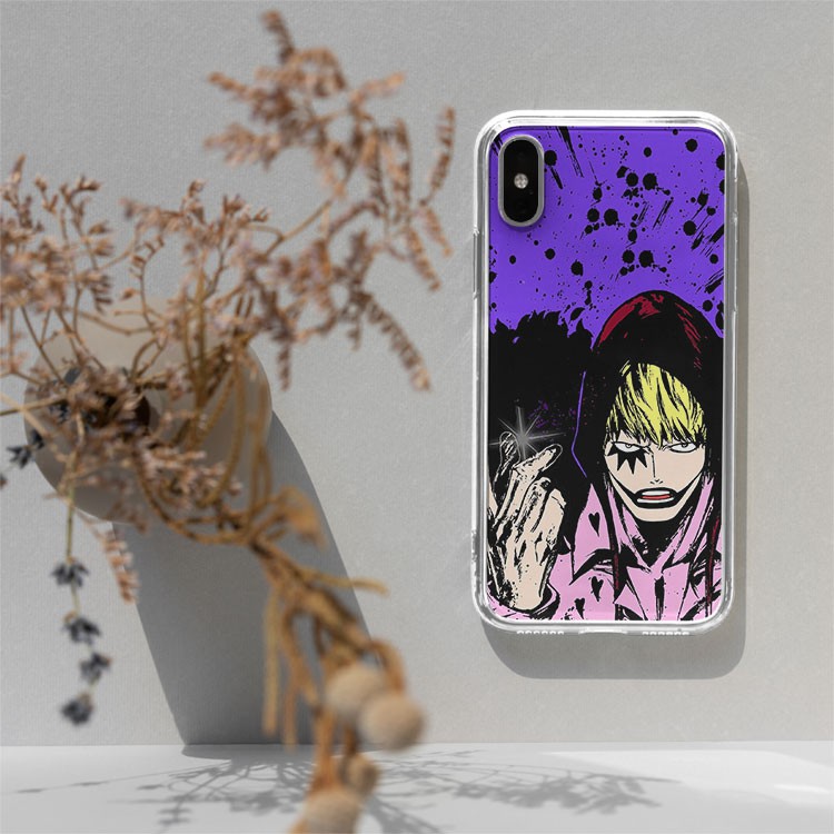 Ốp Lưng Corazon Rosinate One Piece cho Iphone 5 6 7 8 Plus 11 12 Pro Max X Xr TOPPOD00083