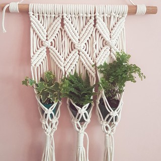 Macrame treo chậu cây 3