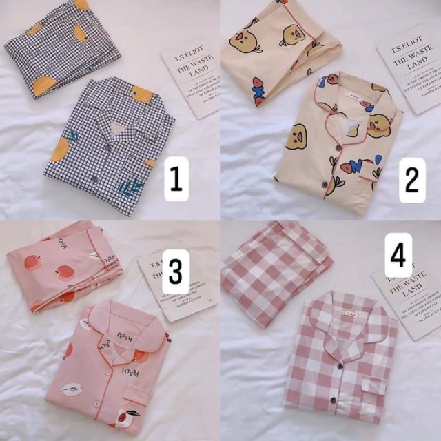 Combo Bộ pizama cotton