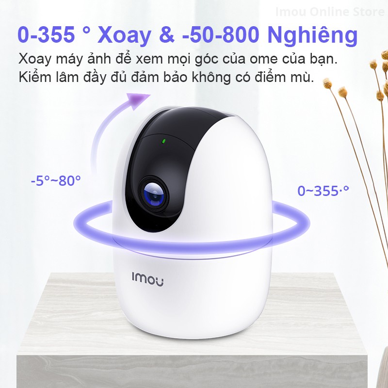 Camera Wifi IMOU Ranger A42P 2K 4MP Xoay 360, Đàm thoại - Hàng chính hãng