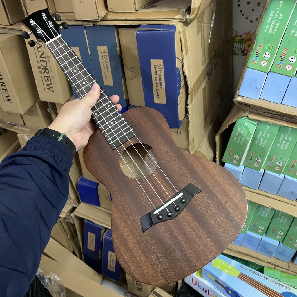 ĐÀN UKULELE CONCERT FULL GỖ SẬM