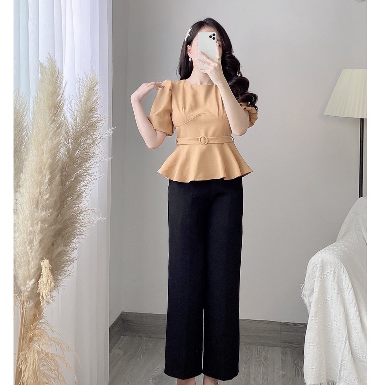 Quần Ống Suông Cúc Giữa Zym's House - Q281