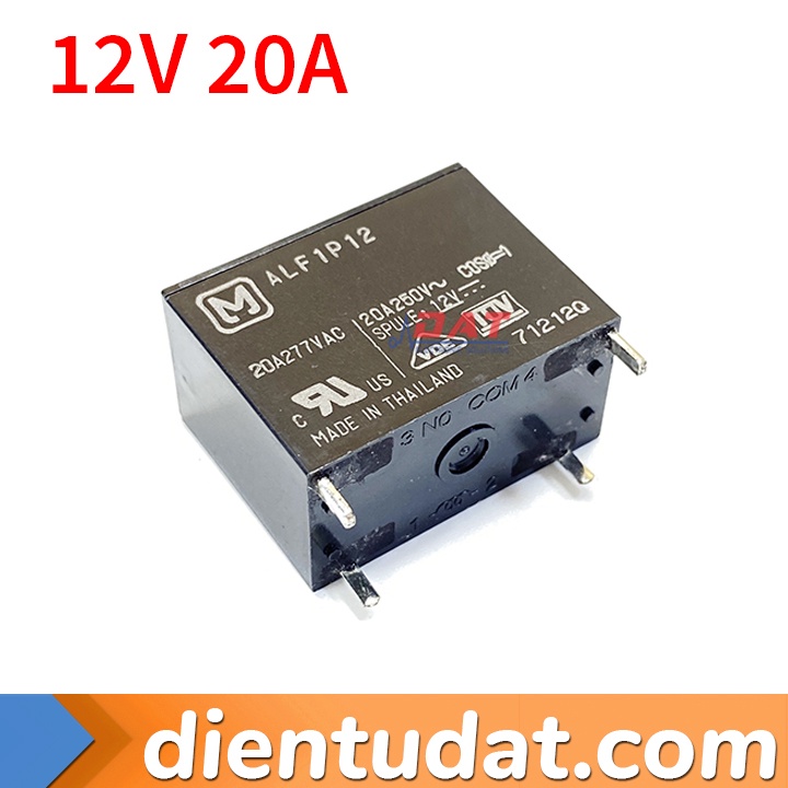 Relay 12VDC 20A 4 Chân ALF1P12