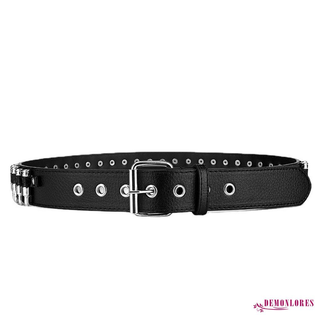 Thắt Lưng Da Đính Đinh Tán Phong Cách Hip Hop Cho Nữ