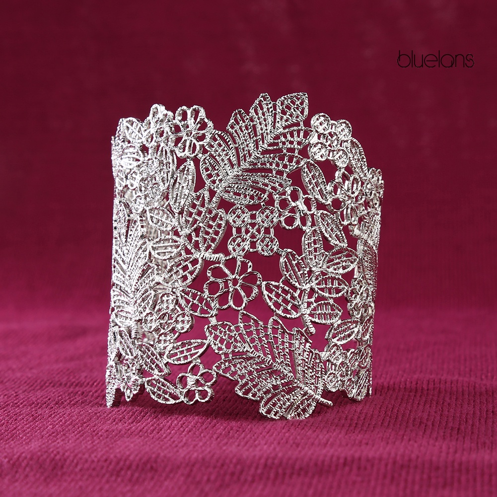 Vòng Đeo Tay Hợp Kim Hở Kiểu Dáng Đơn Giản Thời Trang Cho Nữ