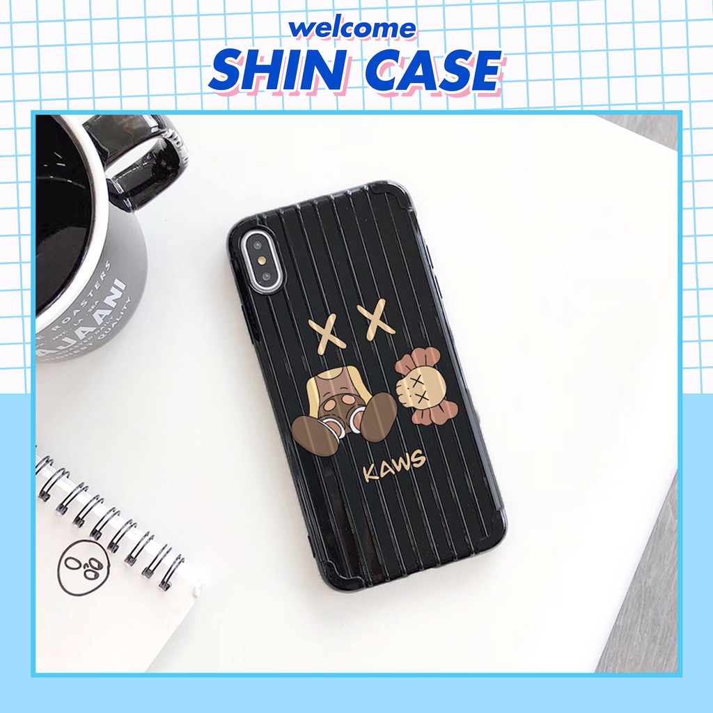 Ốp lưng iphone Kaws rơi đầu sọc 3D chống va đập 5/5s/6/6plus/6s/6splus/7/7plus/8/8plus/x/xs/11/12/pro/max/plus/promax