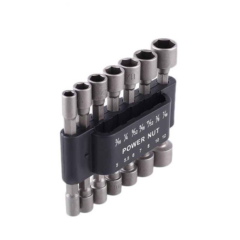 Bộ 14 Khẩu Tuýp Vặn Ốc Lục Giác Gắn Máy Khoan 14 Đầu Vít Bắn Tôn | Mezoha