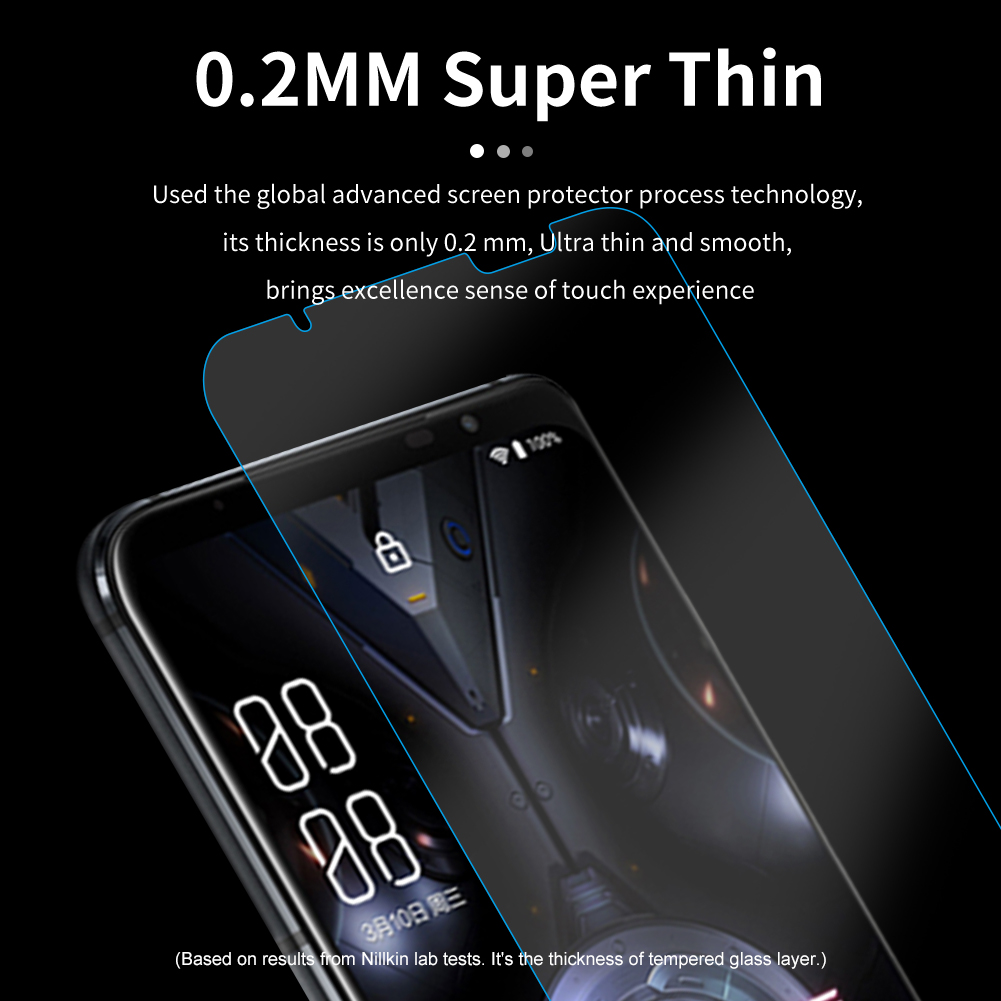 Kính cường lực Nillkin Amazing H + PRO bảo vệ màn hình chống cháy nổ 2.5D 0.2mm 9H cho Asus ROG 5/Pro/Ultimate