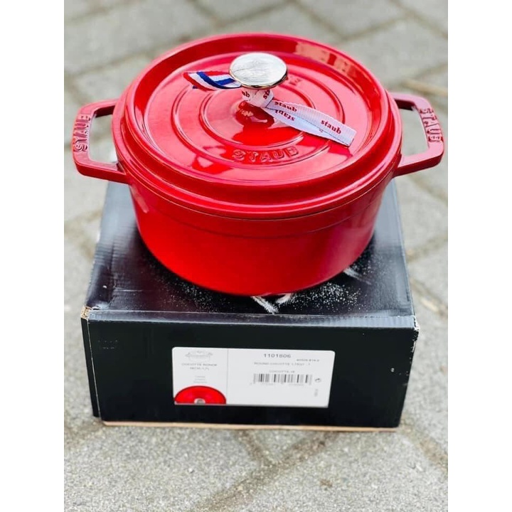 NỒI GANG STAUB COCOTTE RONDE MÀU ĐỎ CHERRY
