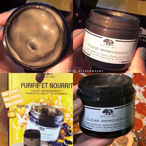 Mặt nạ thải độc Origins  CLEAR IMPROVEMENT CHARCOAL HONEY MASK TO PURIFY AND NOURISH 75ml