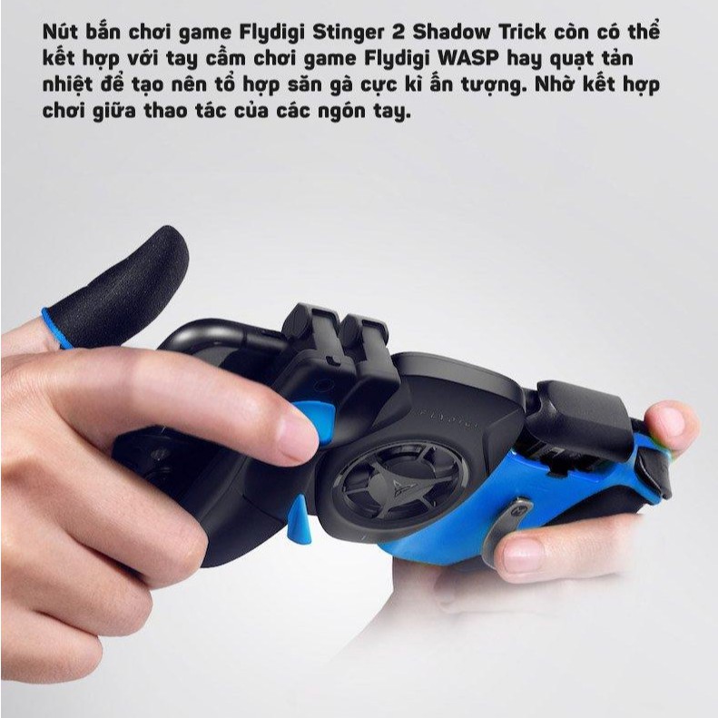 Flydigi Stinger 2 Pro nút ghép mở rộng | Tay cầm chơi game phiên bản mới bấm cực nhanh, chơi game PUBG, ROS, Free Fire