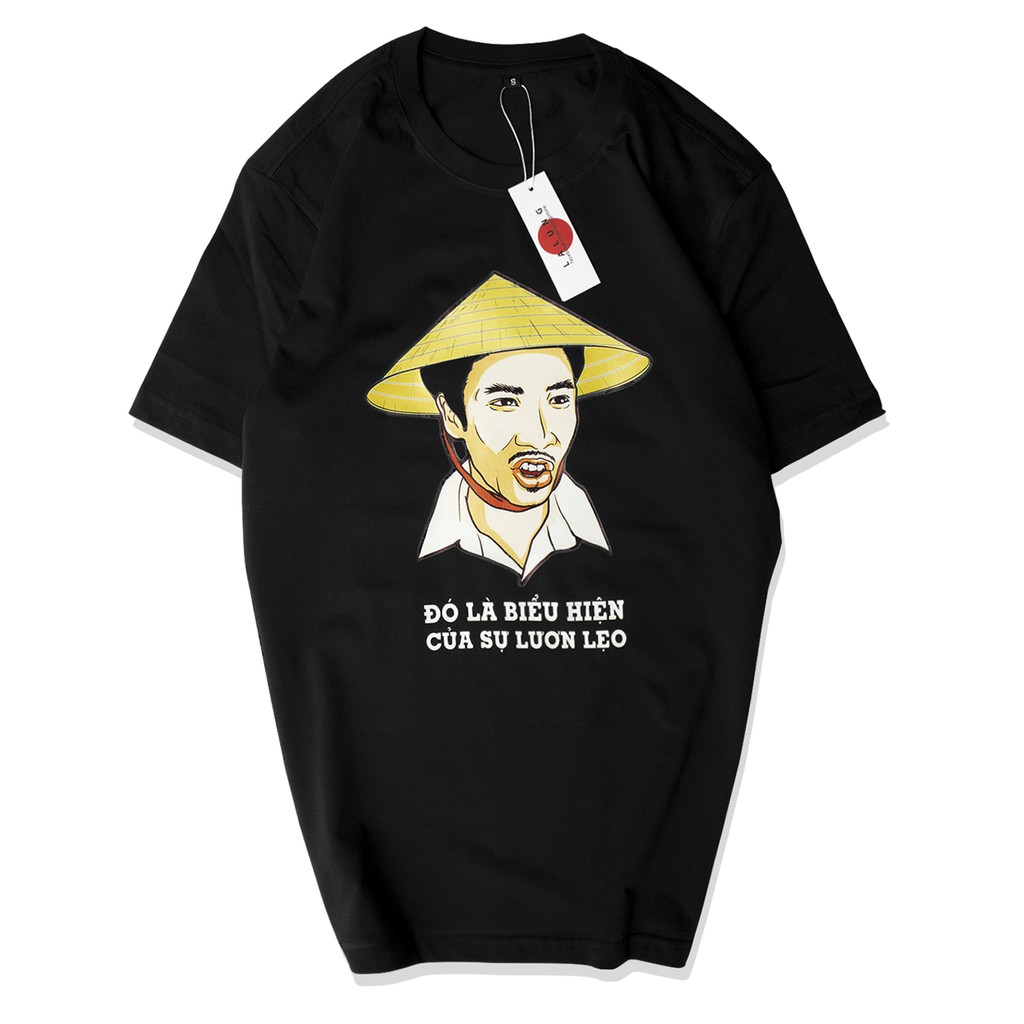 Áo Phông Cotton Unisex Hoạ Tiết Lươn Lẹo Mã 750