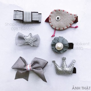 Set kẹp tóc cute cho bé