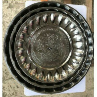 [Chính Hãng] khay tròn inox, mâm tròn inox đủ size 20, 22,24,26,28,30,32,34,36,38,40