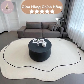 Thảm trải sàn phòng khách hiện đại tối giản lông cao cấp dày dặn nhập khẩu sang trọng decor trang trí phòng ngủ
