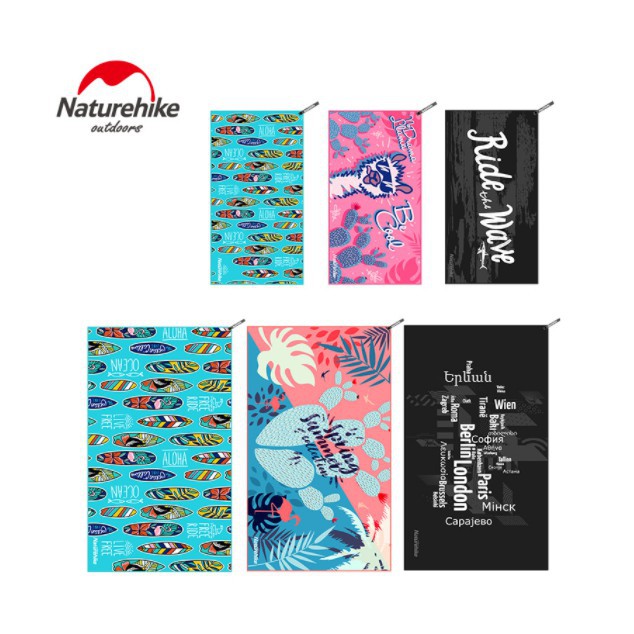 Khăn tắm, khăn choàng đi biển nhanh khô và làm lạnh tức thì NatureHike NH19Y004-J/NH19Y003-J
