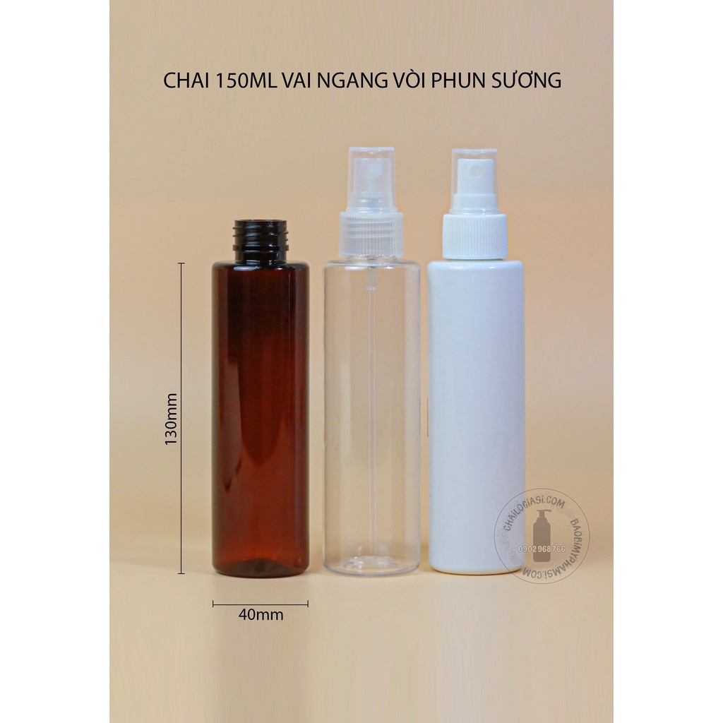 CHAI NHƯA VAI NGANG 150ML