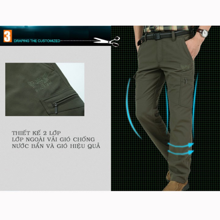 Quần túi hộp Nian Jeep Nhập Quảng Châu dã ngoại ngoài trời